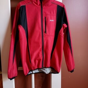 ASICS Men's Bold Red and Black Performance Jacket